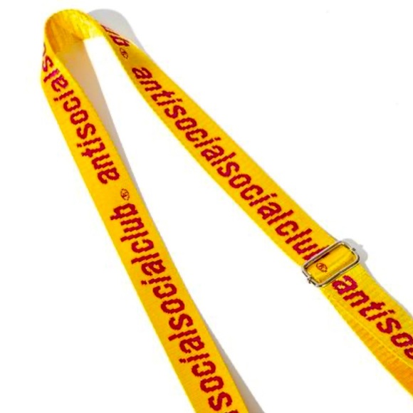 AntiSocialSocialClub- Belong2You Messenger Bag- Yellow- NWOT. RARE!!!! 🧨 - Picture 3 of 3
